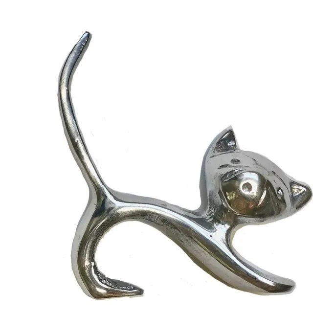 Minimalist Ring Holders, Artistic cat-shaped