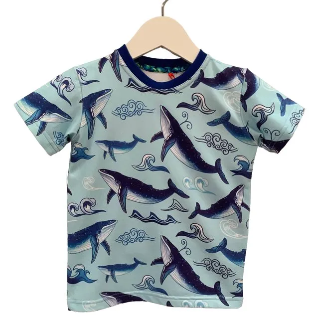 Kids Blue Whale kids t-shirt