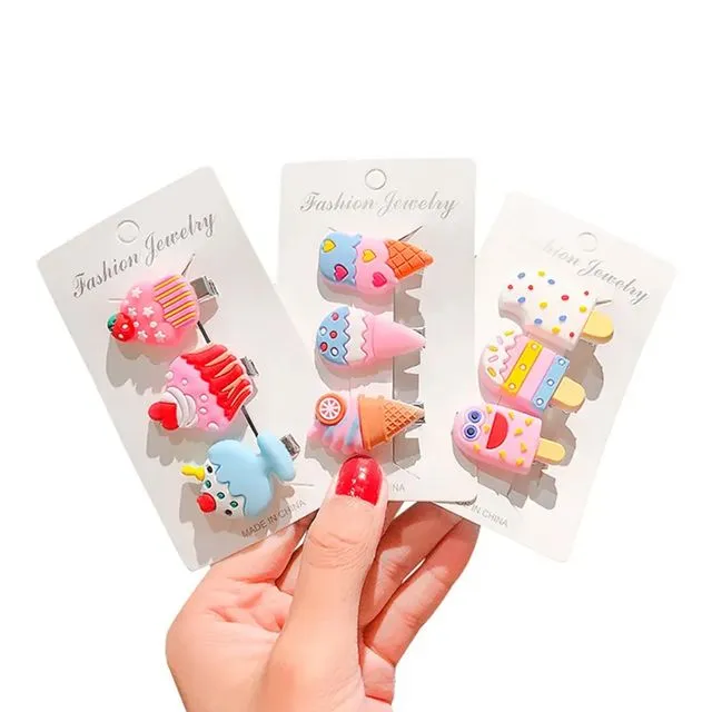 Cute Shapes Hair Clips Accessories For Kids