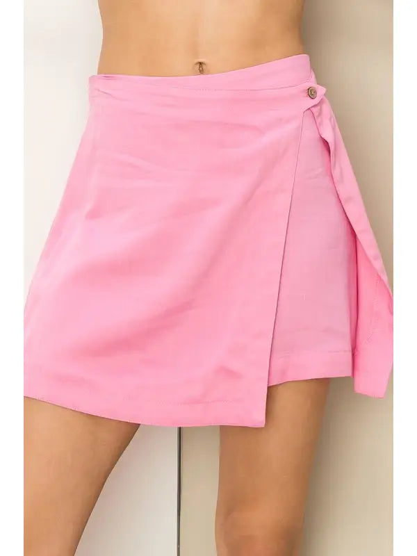 True Confessions High-waisted Skirt - PINK