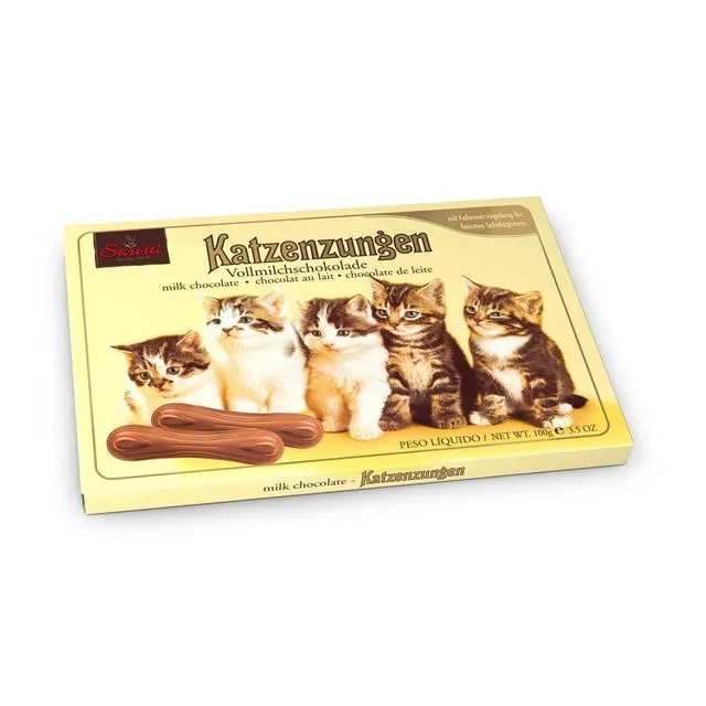 Chocolate cat tongues 100 gr | Sarotti's originals