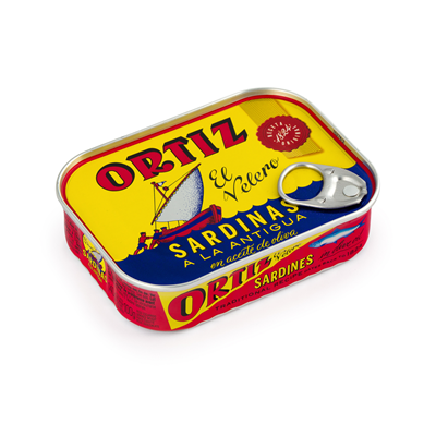 Old-fashioned sardines in olive oil tin 100g - PACK 5ud
