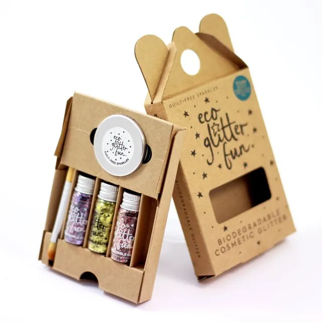 Eco Glitter Fun 3pcs Sparkle Blends 1 Boxed Kit