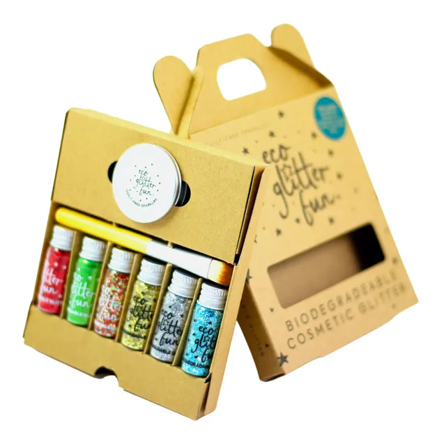 Eco Glitter Fun Sparkle 6pcs Christmas Blends Boxed Kit