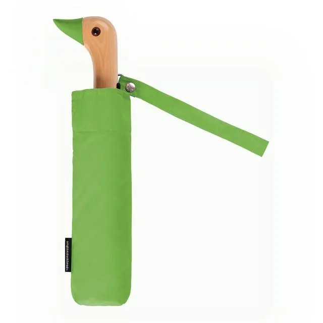 Grass Green Compact Eco-Friendly Wind Resistant Umbrella