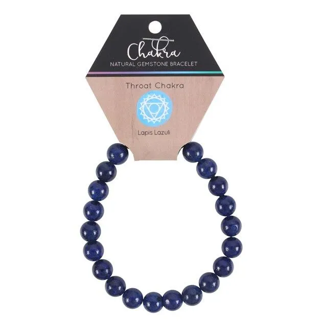 Throat Chakra Lapis Lazuli Gemstone Bracelet