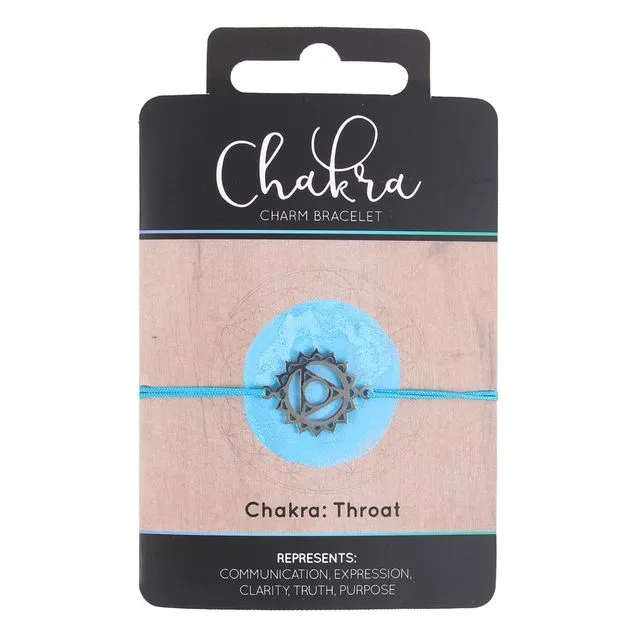Throat Chakra Charm Bracelet