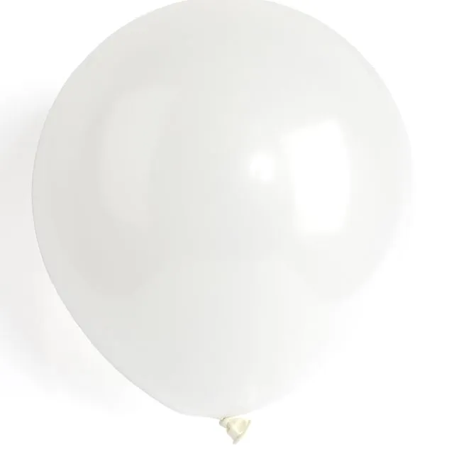 12 INCH MATTE WHITE LATEX BALLOONS PACK OF 50