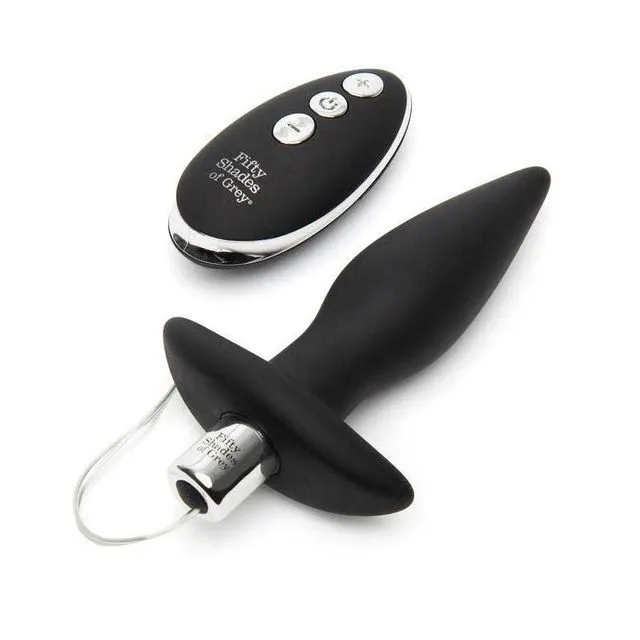 RELENTLESS VIBRATIONS BUTT PLUG WITH REMOTE CONTROL