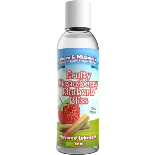 VINCEN & MICHAEL'S STRAWBERRY AND RHUBARB LUBRICANT 50ML