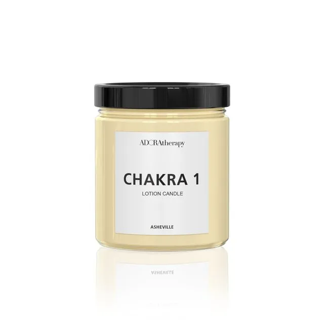 CHAKRA HEALING LOTION CANDLE NUMBER 1
