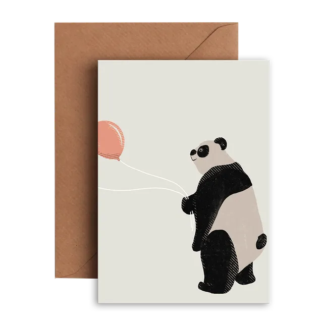 Panda Bear Greeting Card | Occasion | Everyday | Childrens Card | Birthday | Congratulations