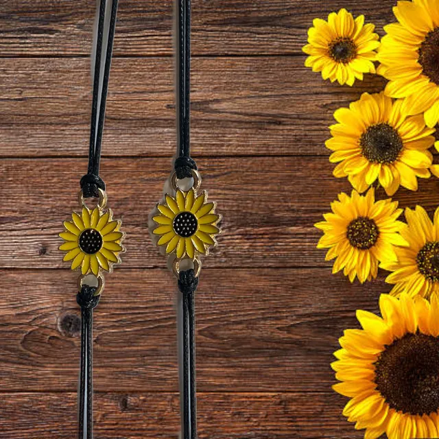Sunflower Friendship Bracelets