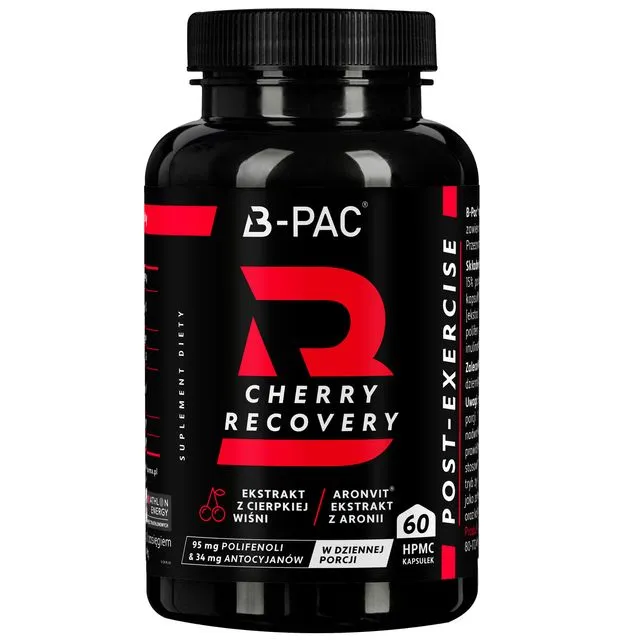 B-PAC Cherry Recovery - 60 Capsules; Physical Activity, Efficiency, Endurance