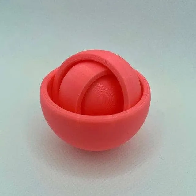 Gyroscope Fidget Spinner - Hot Pink