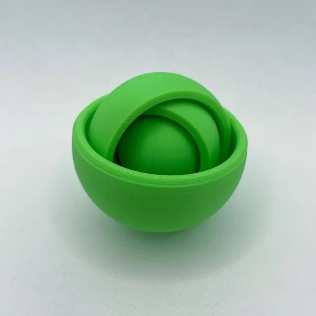 Gyroscope Fidget Spinner - Lime Green