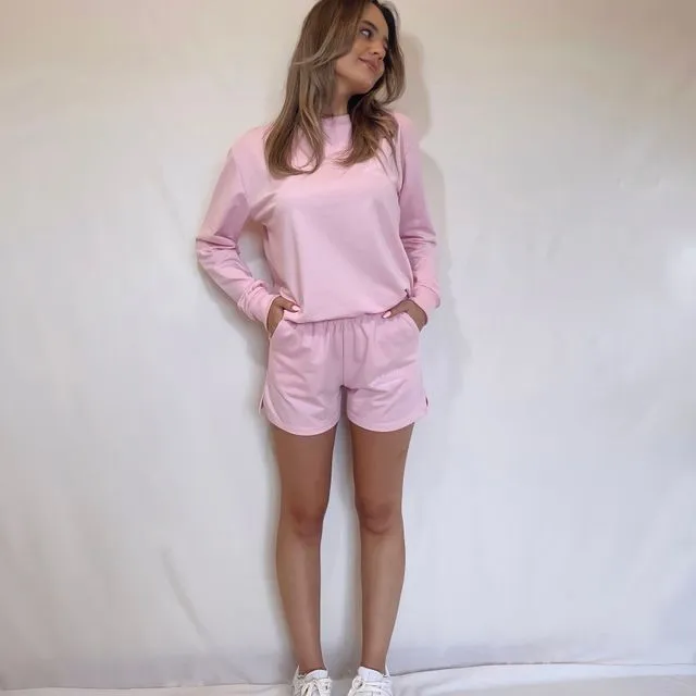 Baby Pink Short Tracksuit