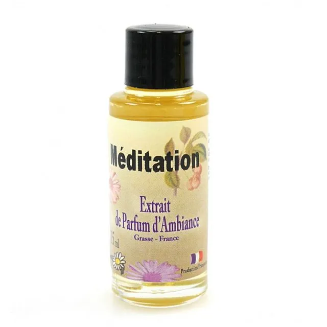 Extrait de Parfum – Méditation – 15ml - Made in France – Adapté à la Diffusion