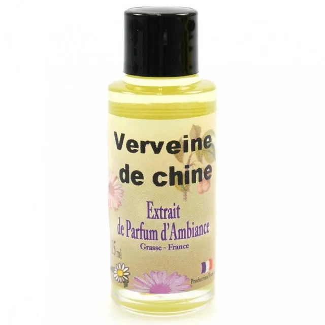 Extrait de Parfum – Verveine de Chine – 15ml - Made in France – Adapté à la Diffusion