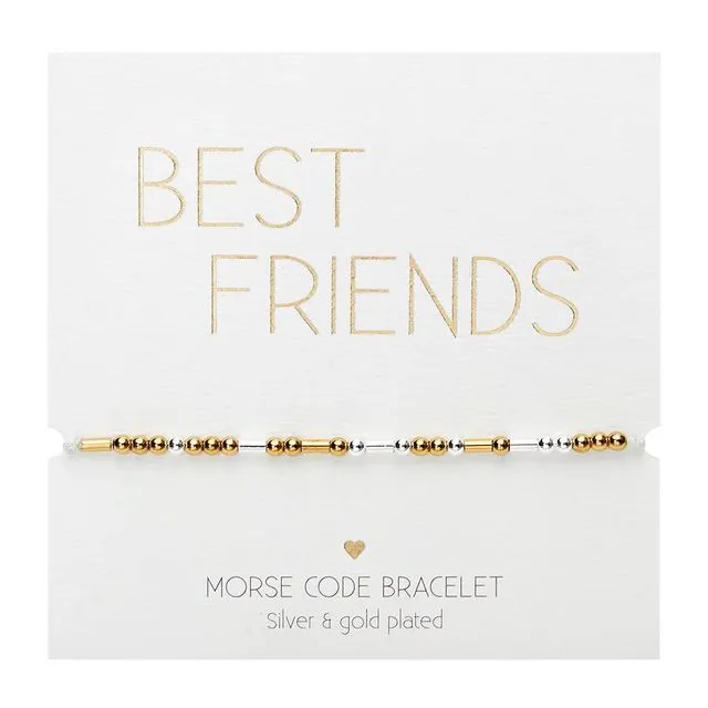 Bracelet - "Morse Code" - best friends