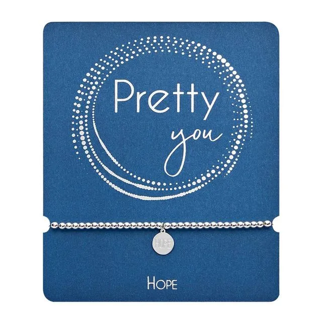 Bracelet- Pretty you - silver plated - Hope 606519