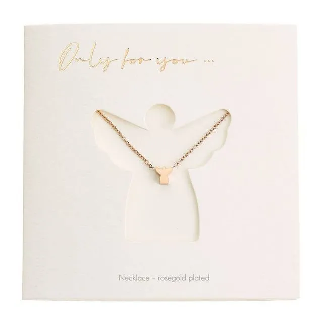 Necklace - Only For You - Angel - Rosegold-Plated 605877