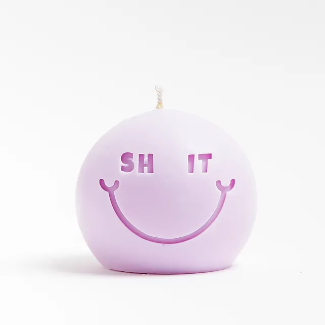 Little Shit Head Candle - Lilac