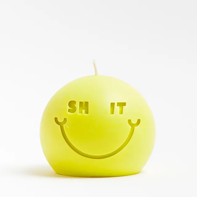 Little Shit Head Candle - Lime Green