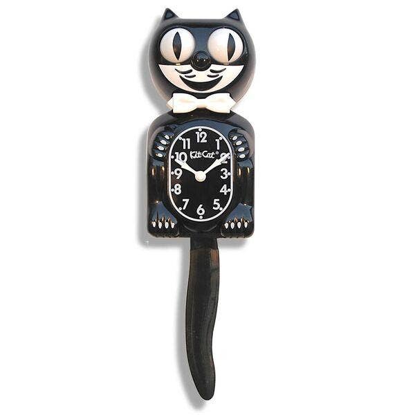 Classic Kit-Cat Clock - Black