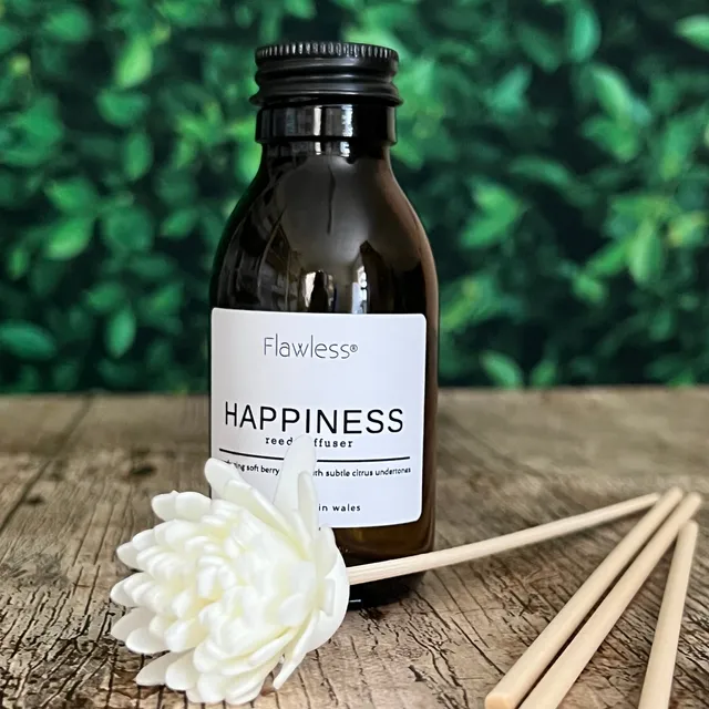 Eco Reed Diffuser - Happiness: Blackcurrant, Bergamot and French Cypress