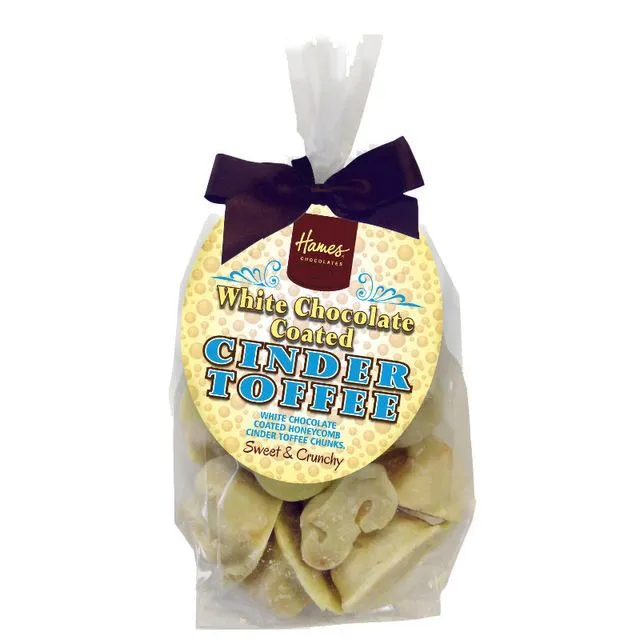 White Chocolate Covered Cinder Toffee 130g Outer of 12
