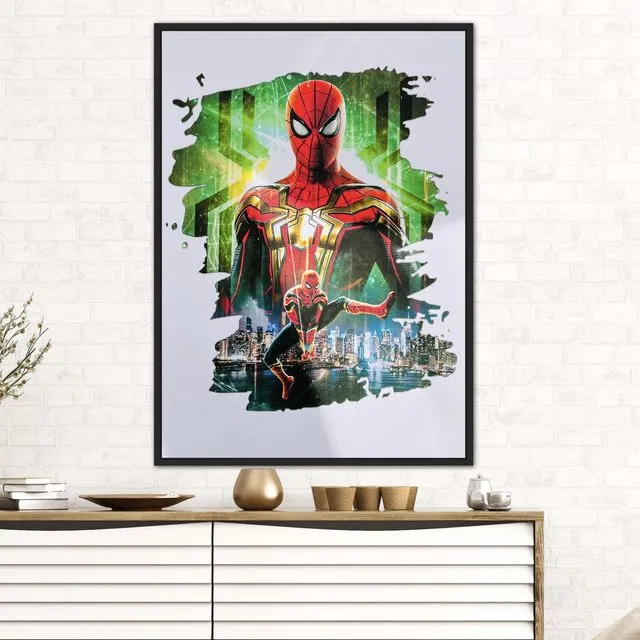 Spider Man Splash Print