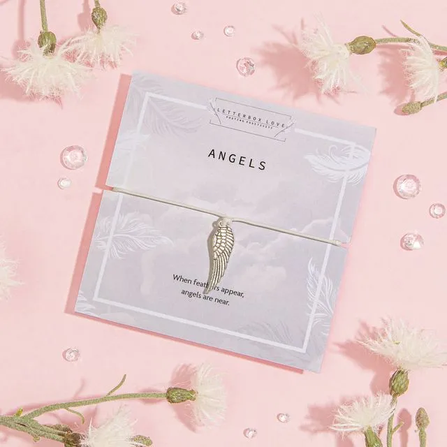 Angel Wing Feather Bracelet