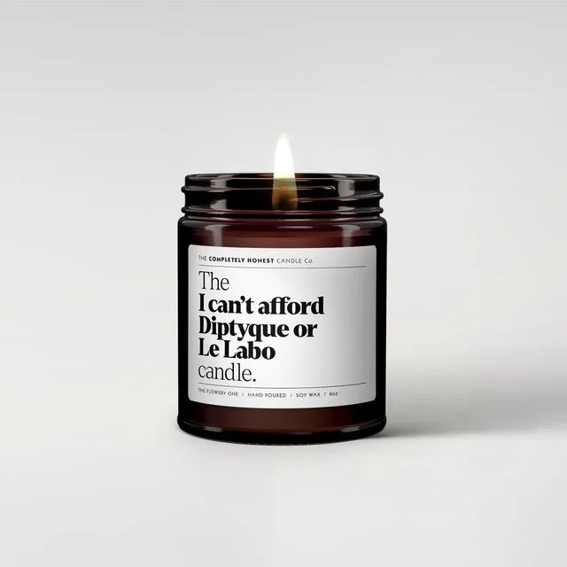 Scented candle (I can't afford...)