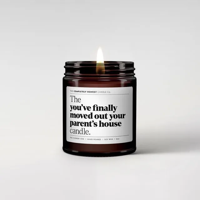 Scented candle (you've finally moved out your parent's house)
