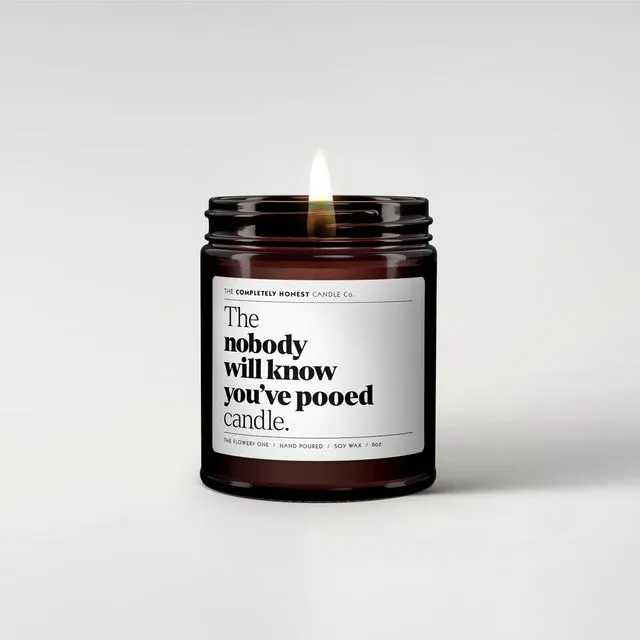 Scented candle (nobody will know you've pooed)