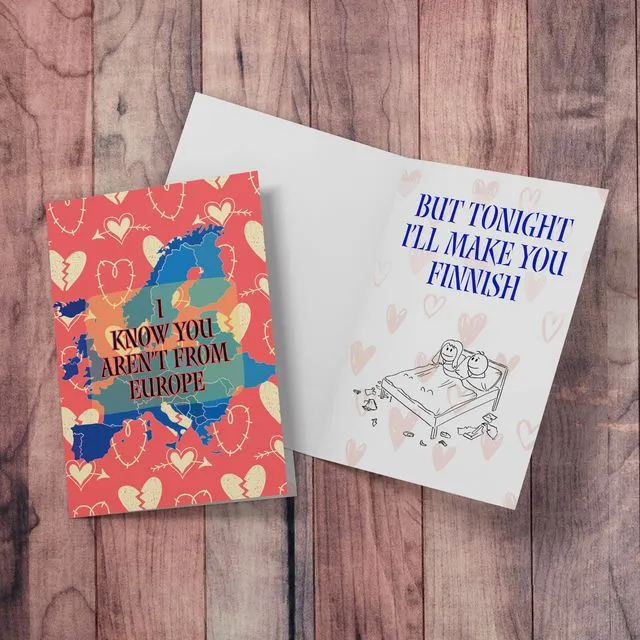 Tonight I'll Make You Finnish, Funny Scandinavian Card!