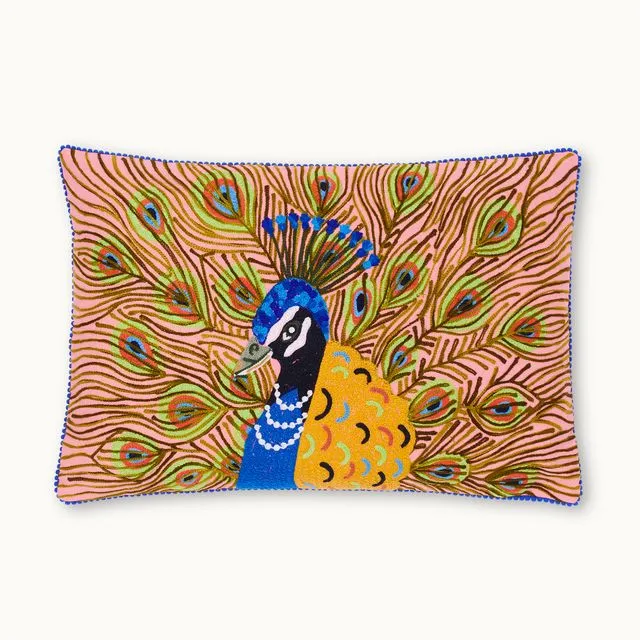 Pillow Cover Peacok