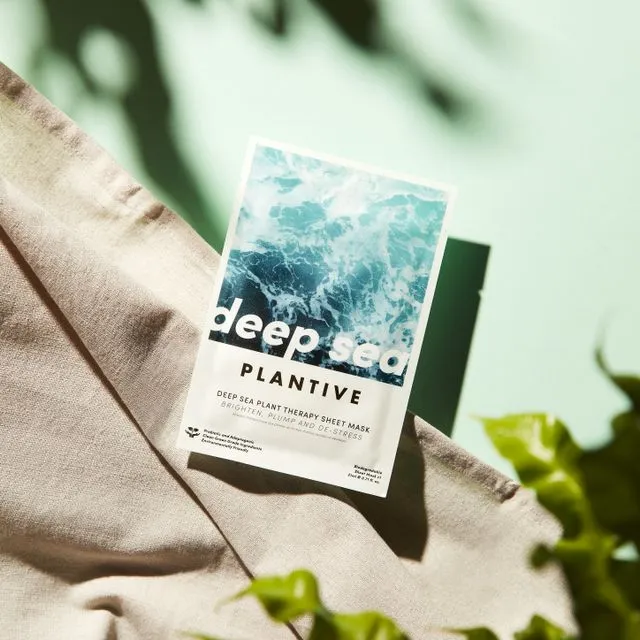 PLANTIVE Deep Sea Plant Therapy Biodegradable Face Sheet Mask 🪸