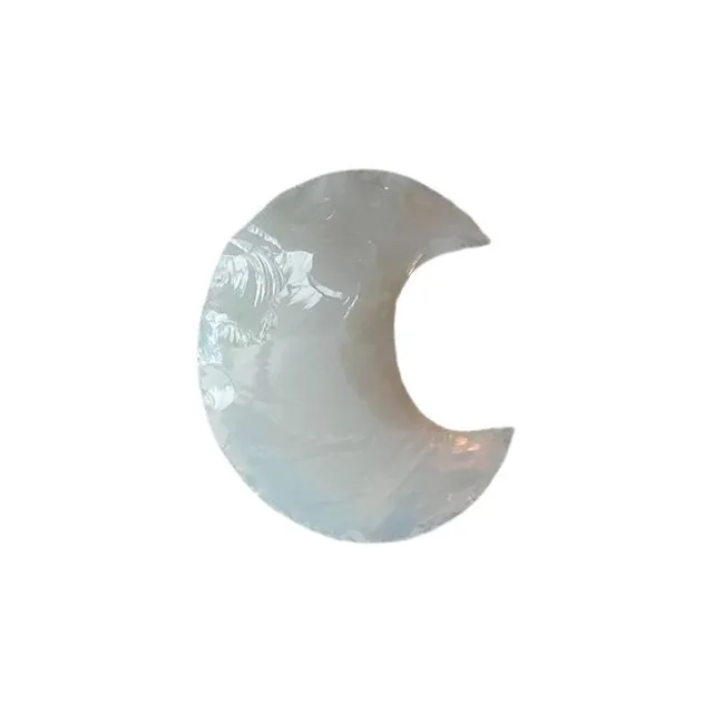Moon Crystal Crescent, Opalite , 3x2cm