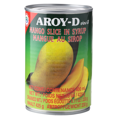 Mango in syrup - tin 425g