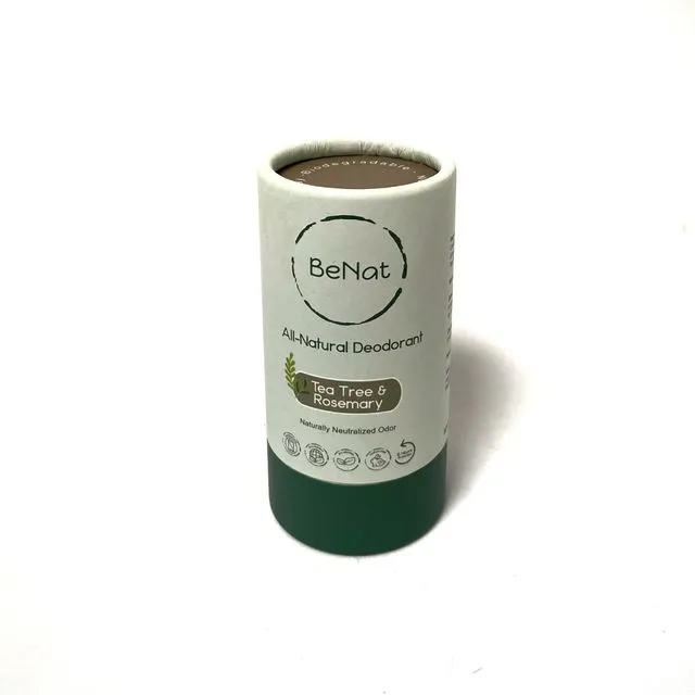 All Natural, Plastic-Free Deodorants (Tea Tree & Rosemary)