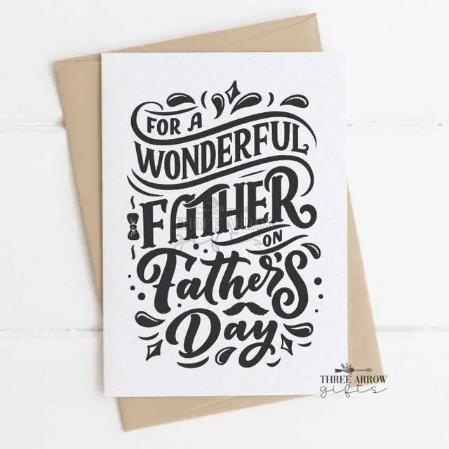 Wonderful Father Card