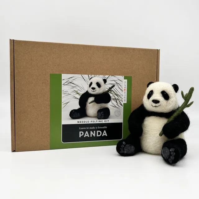 Needle felting kit - Panda