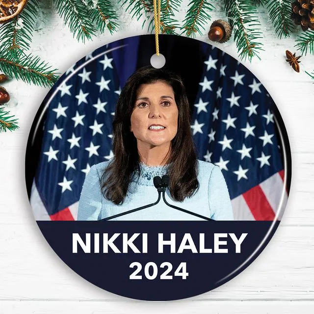 Nikki Haley for President 2024 Ornament