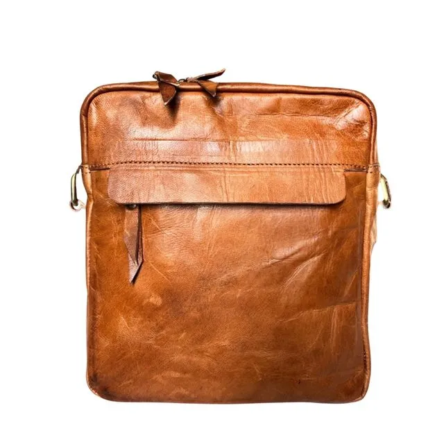 RAMA ll015 Natural Men's Leather Briefcase