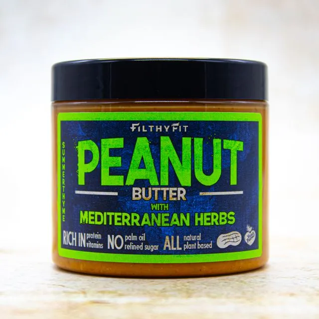 Peanut butter with Mediterranean herbs