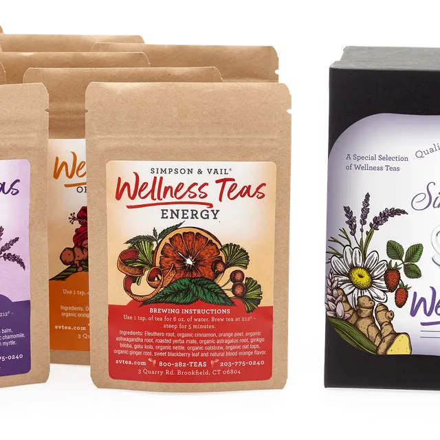 Herbal Wellness Tea Sampler - Gift Box