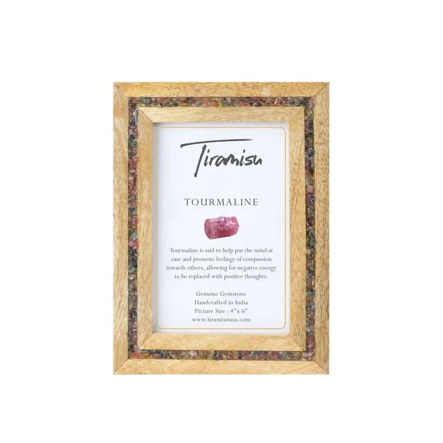 Winking Pink Tourmaline 4x6 Picture Frame