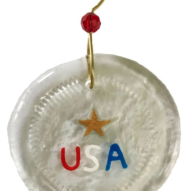 Mini Ornament - Mini USA, one size 1.5" - 2.5"